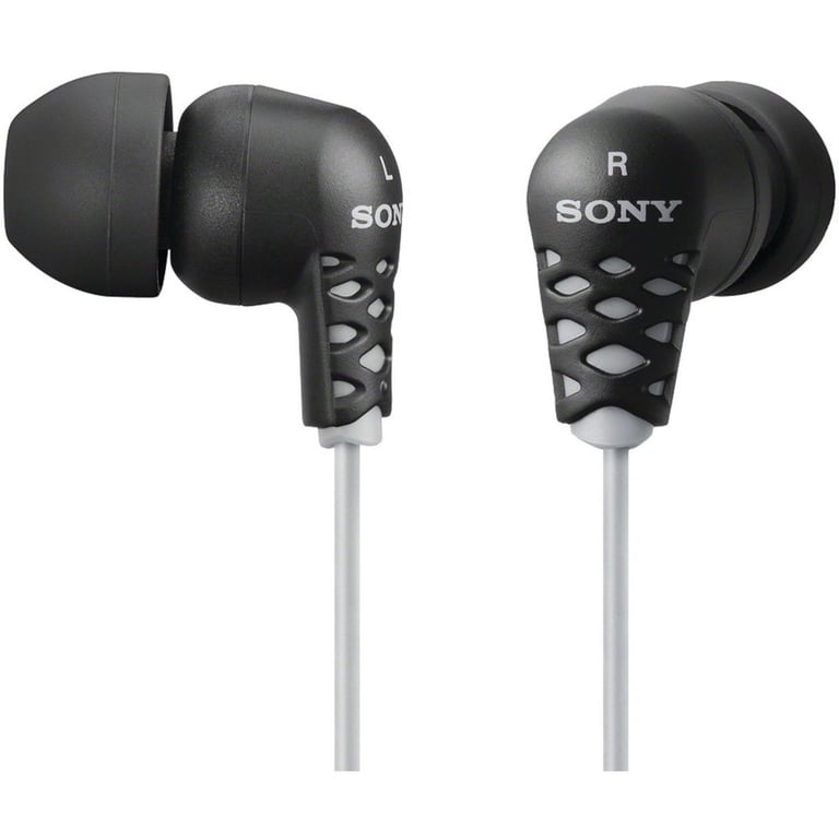 Sony MDR-EX37B/BLK (MDREX37B/BLK) In-Ear Headphones - Black Image 1