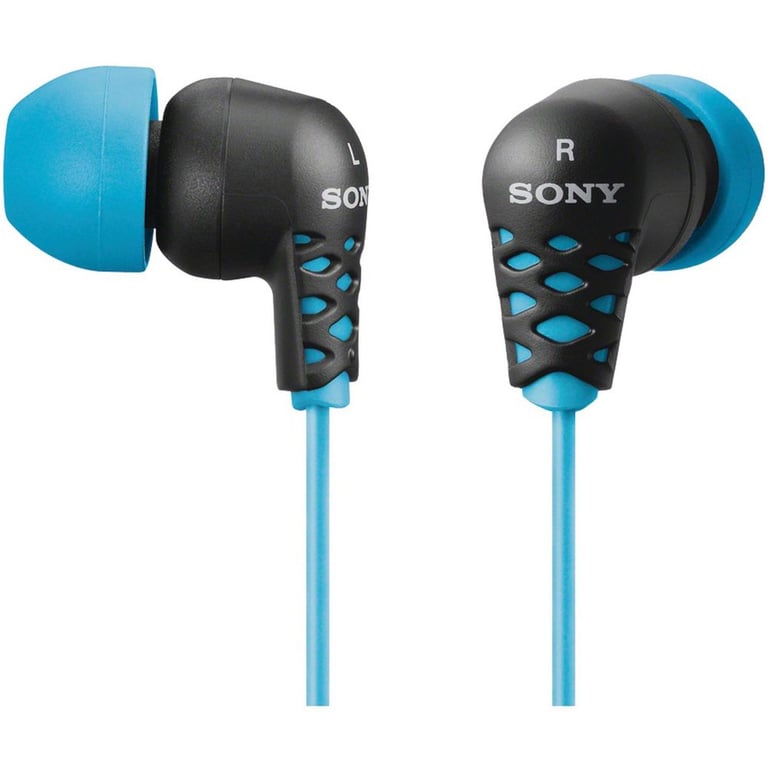 Sony MDREX37B/BLU EX-Style Headphones (Blue) Image 1