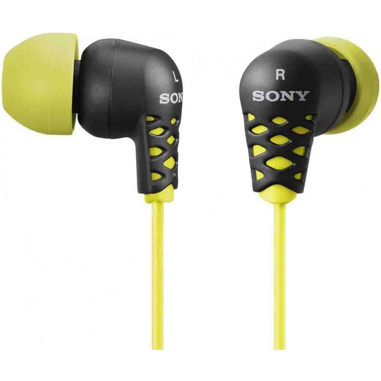 Sony MDREX37B/YLW EX-Style Earbuds In-Ear Headphones (Yellow) Image 1
