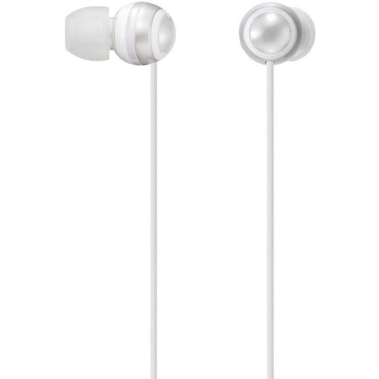 Sony MDREX40LP/WHI (MDR-EX40LP/WHI) Fashion Earbuds In-Ear Headphones - White Image 1
