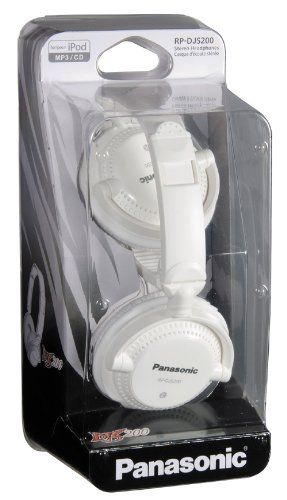 Panasonic RP-DJS200-W (RPDJS200) White DJ Street Headphones Image 3