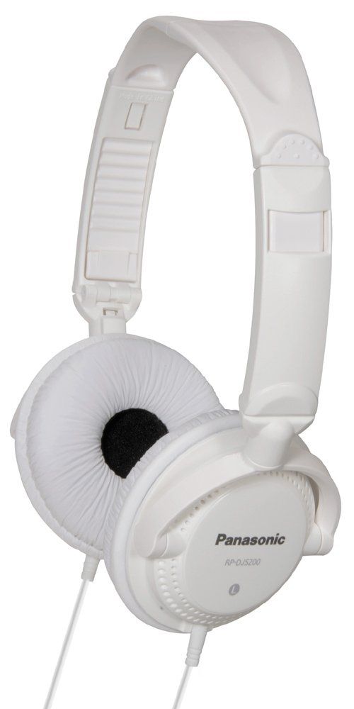 Panasonic RP-DJS200-W (RPDJS200) White DJ Street Headphones Image 1