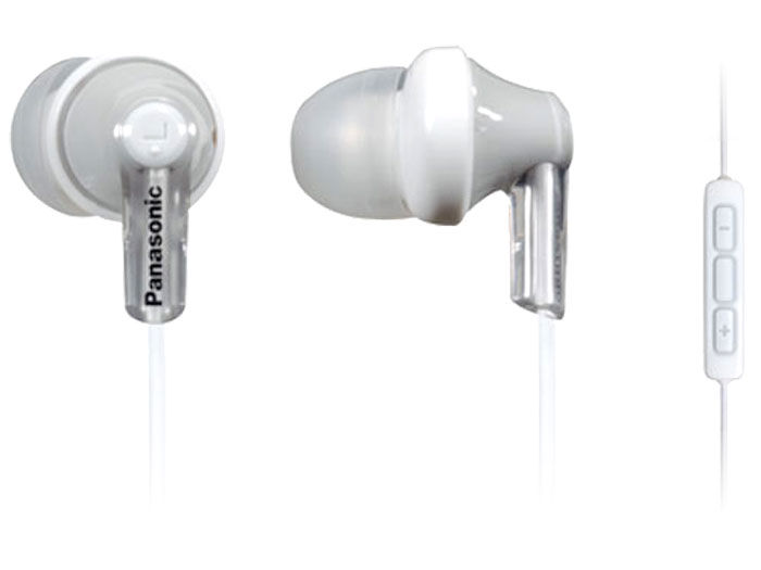 Panasonic RP-HJC120-W (RPHJC120W) In-Ear Headphones- White Image 1