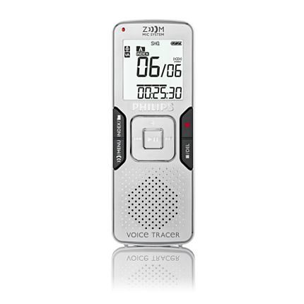 Philips LFH0884/00 Digital Voice Recorder/Tracer (Silver) Image 1