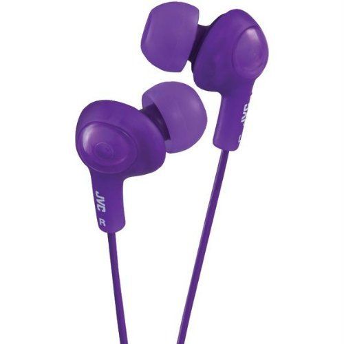 JVC HAFR6V (HA-FR6-V) Gummy Plus In-Ear Headphones - Violet Image 1