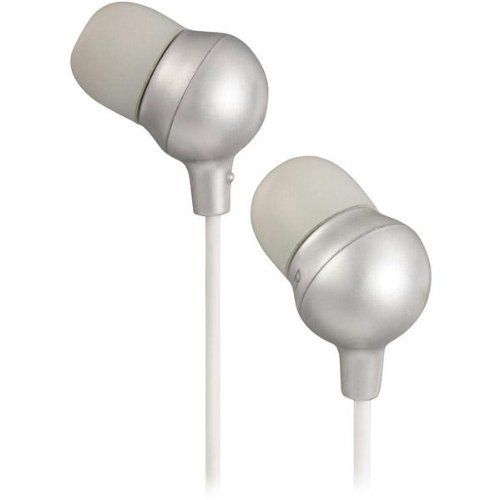 JVC HAFX30S (HA-FX30S) Silver Marshmallow Inner-Ear Headphones/Earbuds Image 1