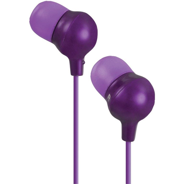 JVC HAFX30V (HA-FX30V) Violet/Purple Marshmallow Inner-Ear Headphones/Earbuds Image 1