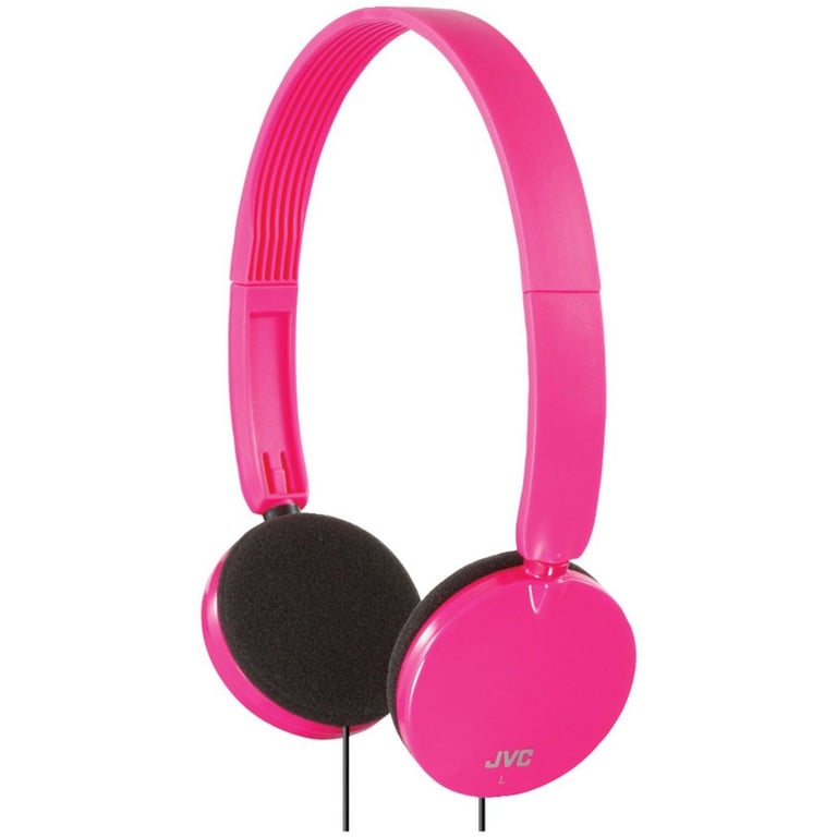 JVC HAS140P (HA-S140P) On-Ear Headphones - Pink Image 1