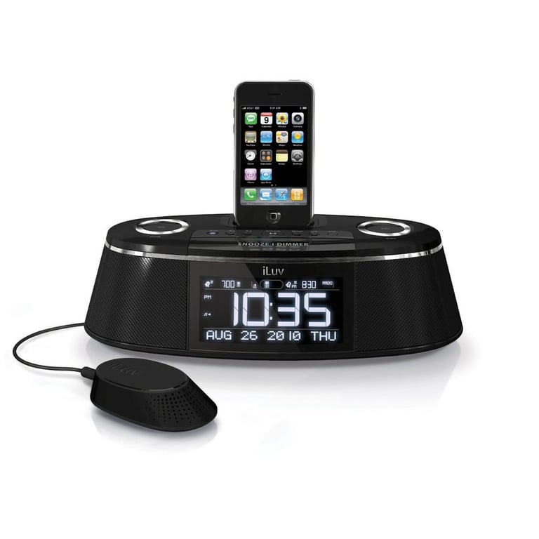 iLuv IMM178 Vibe Plus Alarm Clock Dock Image 1