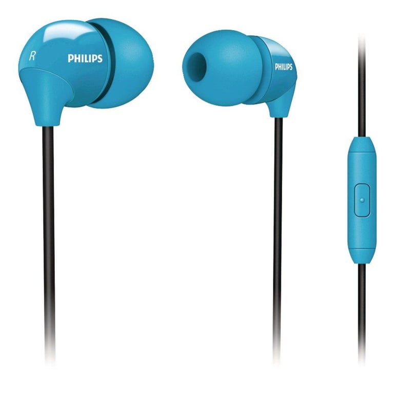 Philips SHE3575BB/28 Pop Color Earbuds In-Ear Headphones Headset (Blue) Image 1