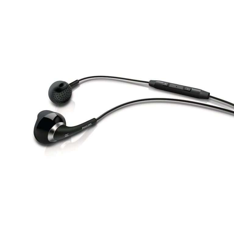 Philips SHH4507/28 In-Ear Headphones With iPhone Remote and Mic (Black) Image 2