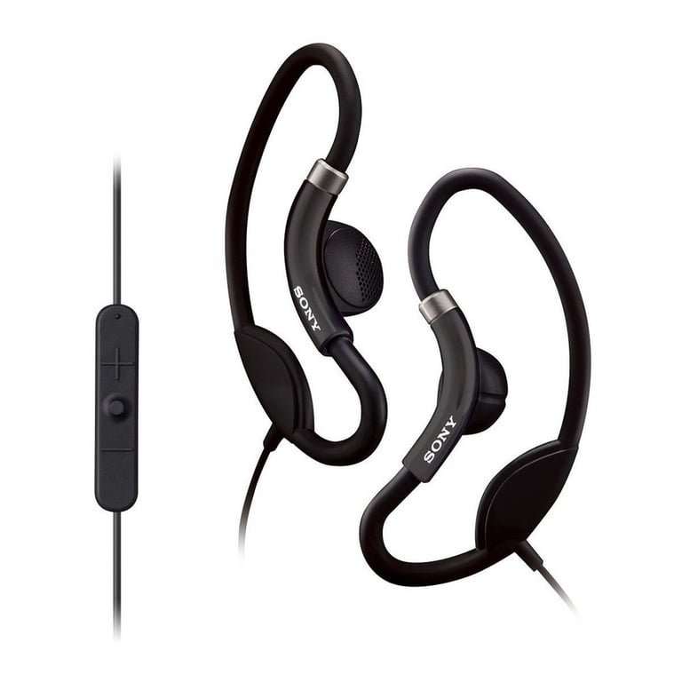 Sony DR-AS22IP (DRAS22iP) Active-Style Sports Ear-Clip Headphones With iPod Remote Image 1