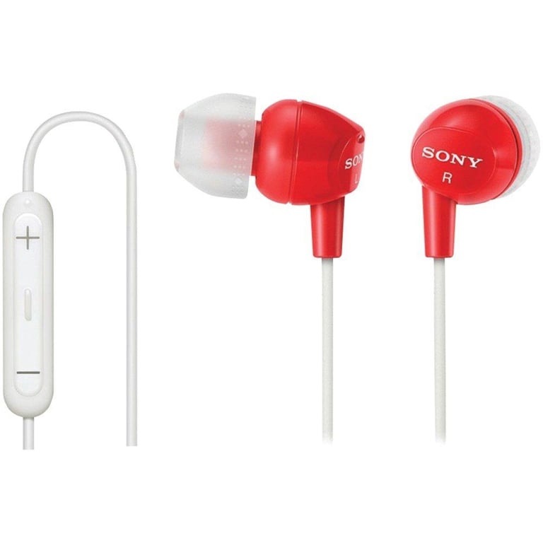 Sony DREX12IP/RED EX Earbuds with iPod Remote (Red) Image 1