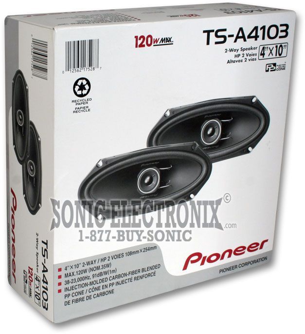 Pioneer TS-A4103 Open Box Complete Image 5