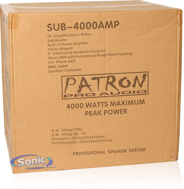 Mr DJ SUB-4000AMP Image 5