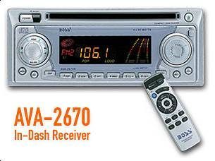 Boss AVA-2670R 1.5 DIN Image 2