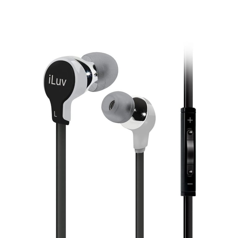 iLuv iEP317SIL Cortland Earphones In-Ear Headphones (Silver) Image 1