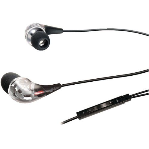 iLuv iEP515BLK Earphones with SpeakEZ iPod/iPhone Remote In-Ear Headphones (Black) Image 1
