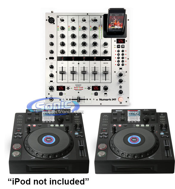 Gemini CDJ700 w Numark IM9 Image 1