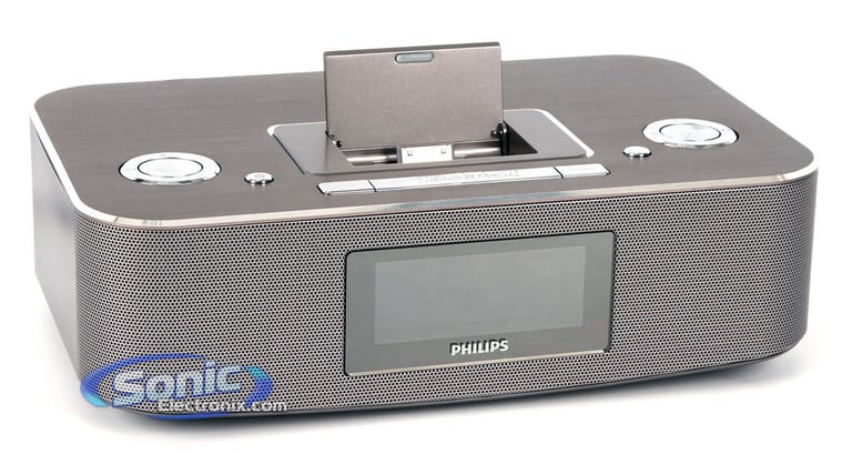 Philips DC290/37 iPhone/iPod Docking Clock Radio (Factory Refubished) Image 2
