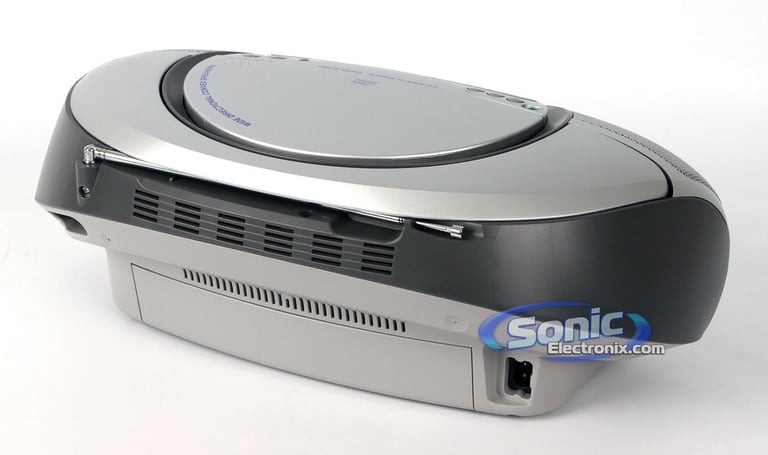 Sony CFD-S350 (CFDS350SILVER) Portable AM/FM Radio CD/Cassette BoomBox Image 4
