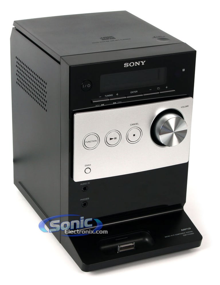 Sony CMT-FX300i (CMTFX300i) Micro iPod/iPhone Shelf System Speaker Dock Image 2