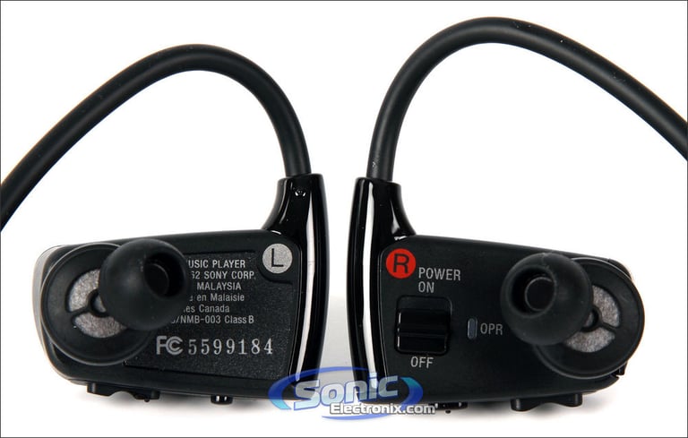 Sony NWZW262BLK (NWZ-W262BLK) Wearable Walkman MP3 Player - Black Image 4