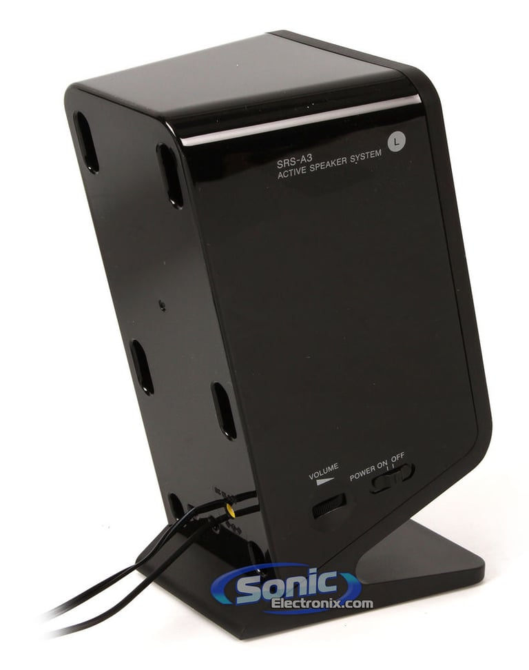 Sony SRS-A3/BLK (SRSA3) Desktop Computer/PC Speakers - Black Image 3