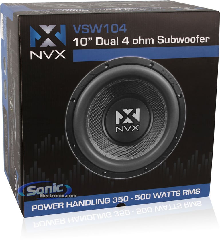 NVX VSW104 Subwoofer + XWS1225 Speaker Wire Image 9