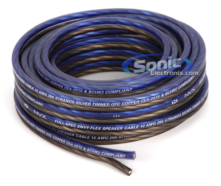 NVX VSW124 Subwoofer + XWS1225 Speaker Wire Image 10