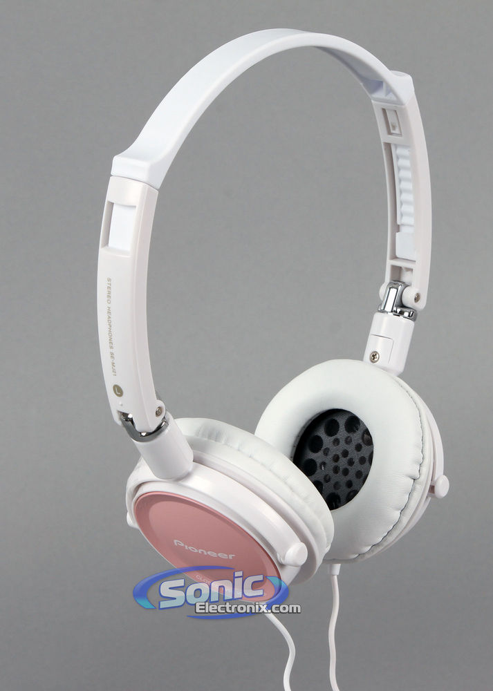 Pioneer SE-MJ21 - Pink/White Image 1
