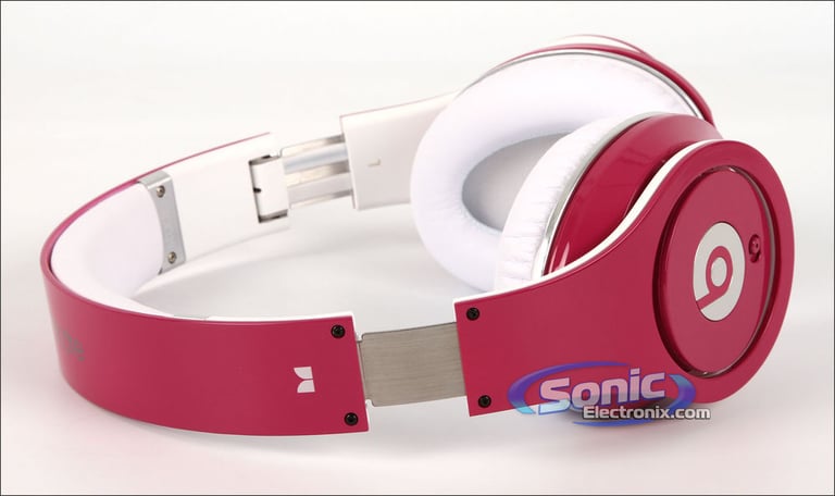 Monster Beats By Dr. Dre Studio (BT OV STUDIO PNK) Pink Over-Ear Headphone - Open Box/Complete Image 5
