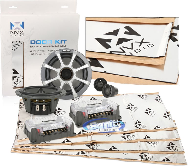 Kicker 09RS65.2 w/ NVX Sound Dampening Image 1