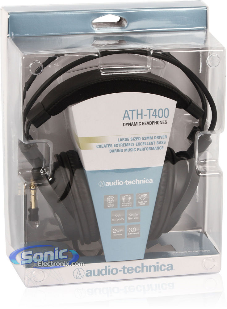 Audio Technica ATH-T400 (ATHT400) Closed-Back Headphones Open Box Image 8