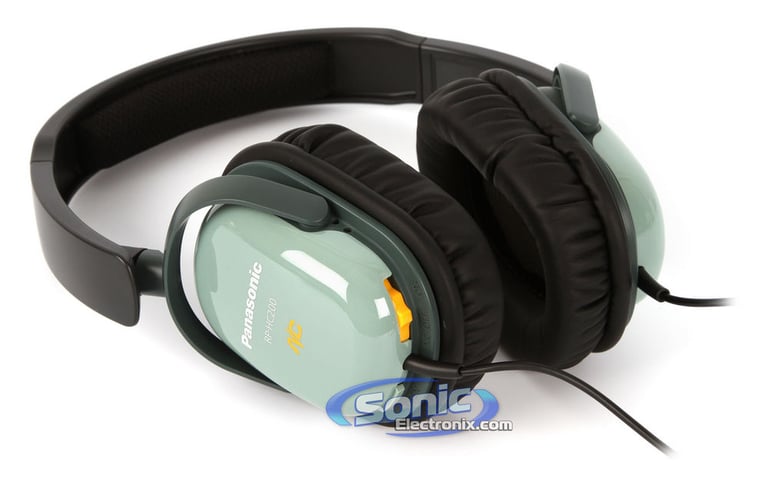 Panasonic RP-HC200-G (RPHC200G) Noise Cancelling Headphones - Green Image 3