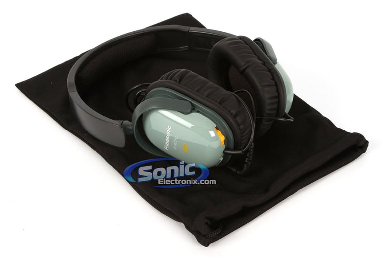 Panasonic RP-HC200-G (RPHC200G) Noise Cancelling Headphones - Green Image 9