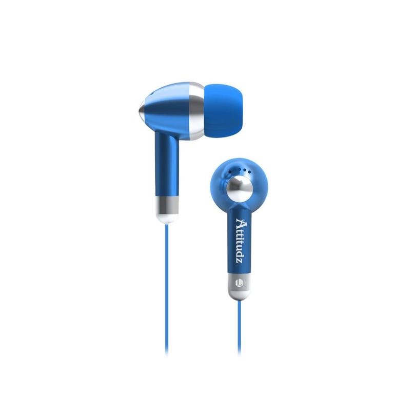 Coby CVE53BLU (CV-E53) Blue Jammerz Attitduz In-Ear Headphones Image 1