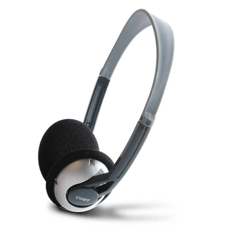 Coby CVH56 (CV-H56) SLIM Lightweight On-Ear Headphones Image 1