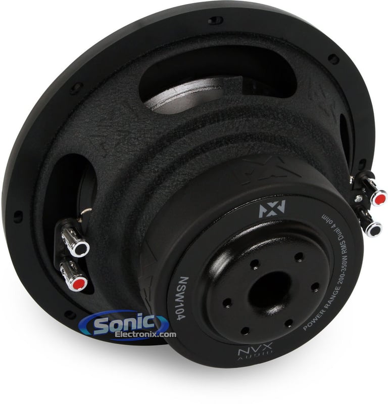 NVX NSW104 + Sealed Sub Box Image 4