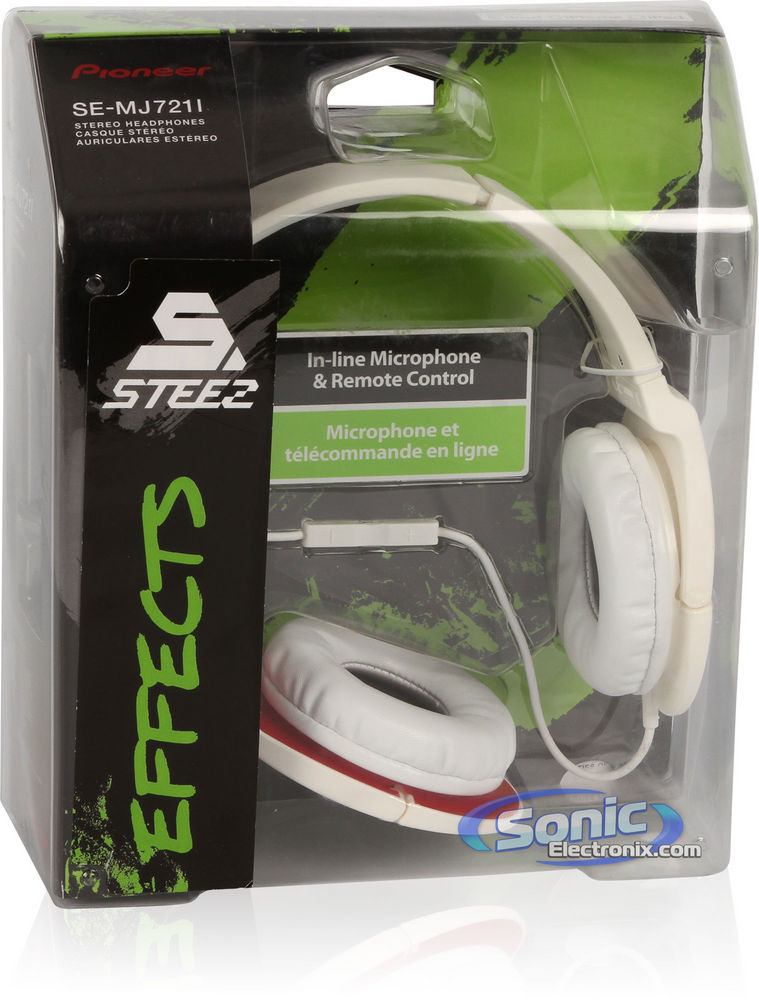 Pioneer SE-MJ721I-W Steez EFX - White Image 7