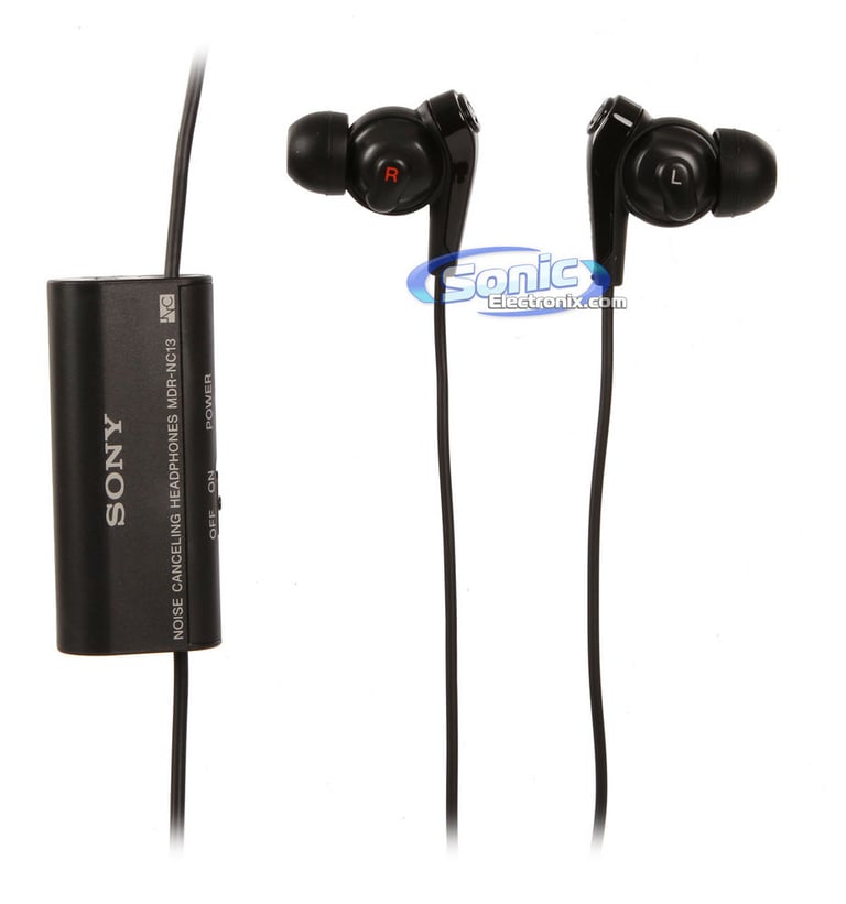 Sony MDRNC13 (MDR-NC13) Noise Canceling Earbuds In-Ear Headphones Open Box  Image 1