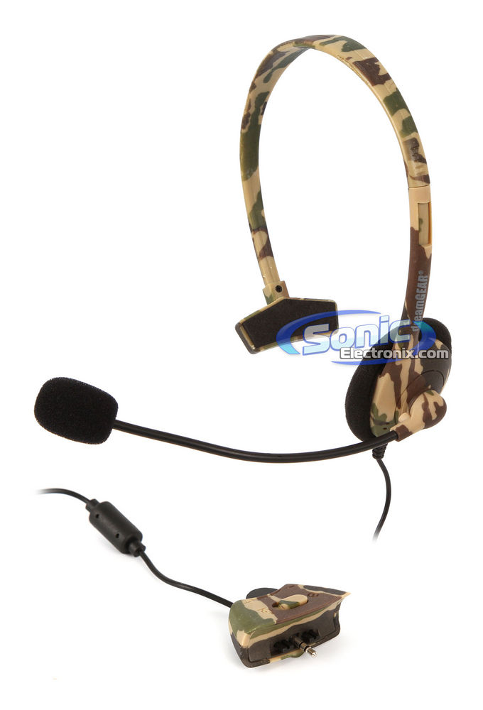 DreamGear Xbox 360 Broadcaster Headset (Camo) Image 1