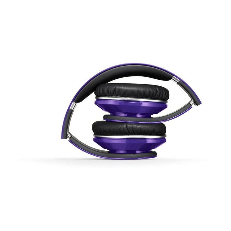 Monster Beats By Dr. Dre Studio (Purple) Noise Cancelling Headphones - Open Box/Complete Image 5