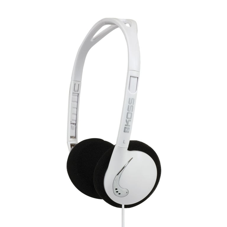 Koss RECOVERY Lightweight Stereo Headphones - White Image 1
