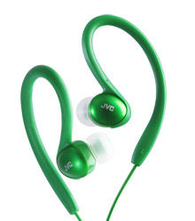 JVC HAEBX5GN (HA-EBX5-GN) Green Sports-Clip In-Ear Headphones Image 1