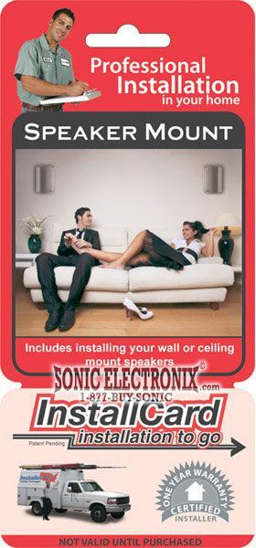 InstallCard 41-1003 (Speaker Mount) Image 1