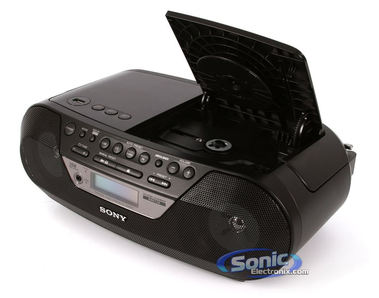 Sony ZS-RS09CP (ZSRS09CP) Portable AM/FM Radio CD Player Boombox - Open Box/Complete Image 2