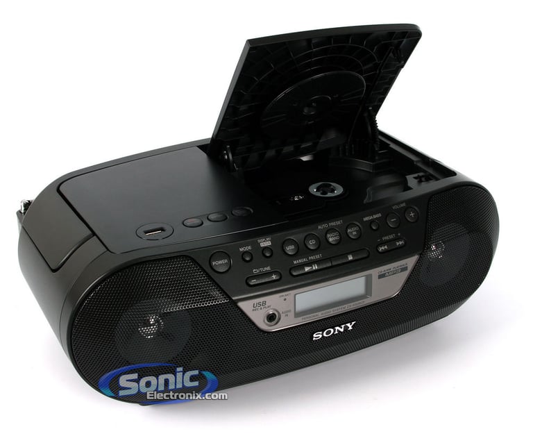 Sony ZS-RS09CP (ZSRS09CP) Portable AM/FM Radio USB/CD Player Boombox Image 3