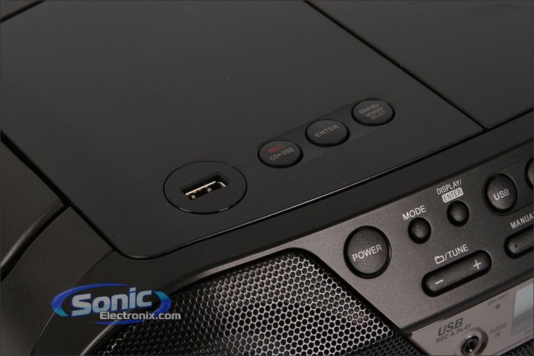 Sony ZS-RS09CP (ZSRS09CP) Portable AM/FM Radio USB/CD Player Boombox Image 4