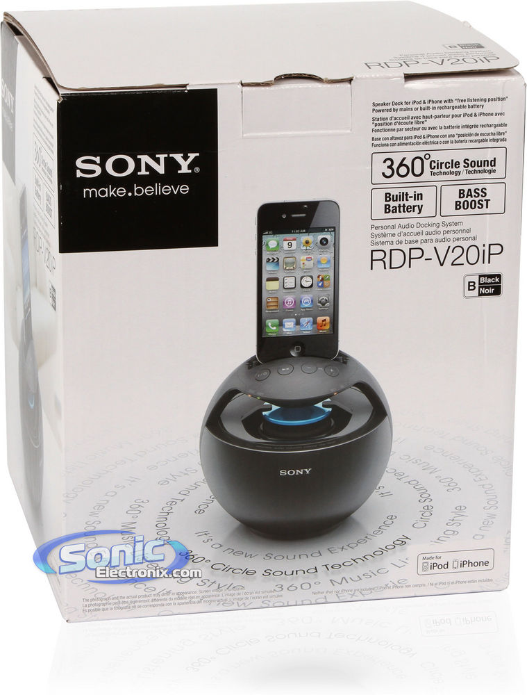 Sony RDP-V20iPBLK - Black Image 8